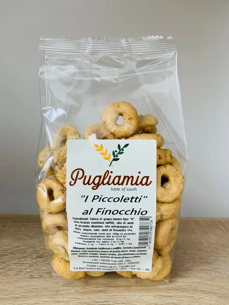 Taralli  met venkel 200Gr