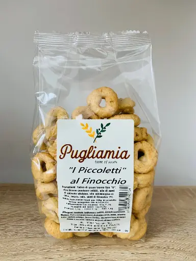 [wv6] Taralli  met venkel 200Gr